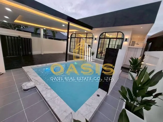 New pool villa for sale 1 km from MapPrachan Reservoir