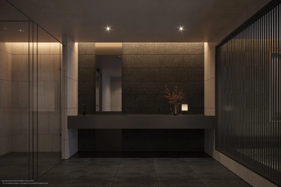 Private onsen room in the Samuttra building