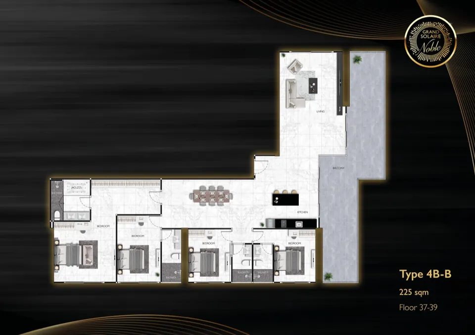 4BR 4B-B · 225 m²