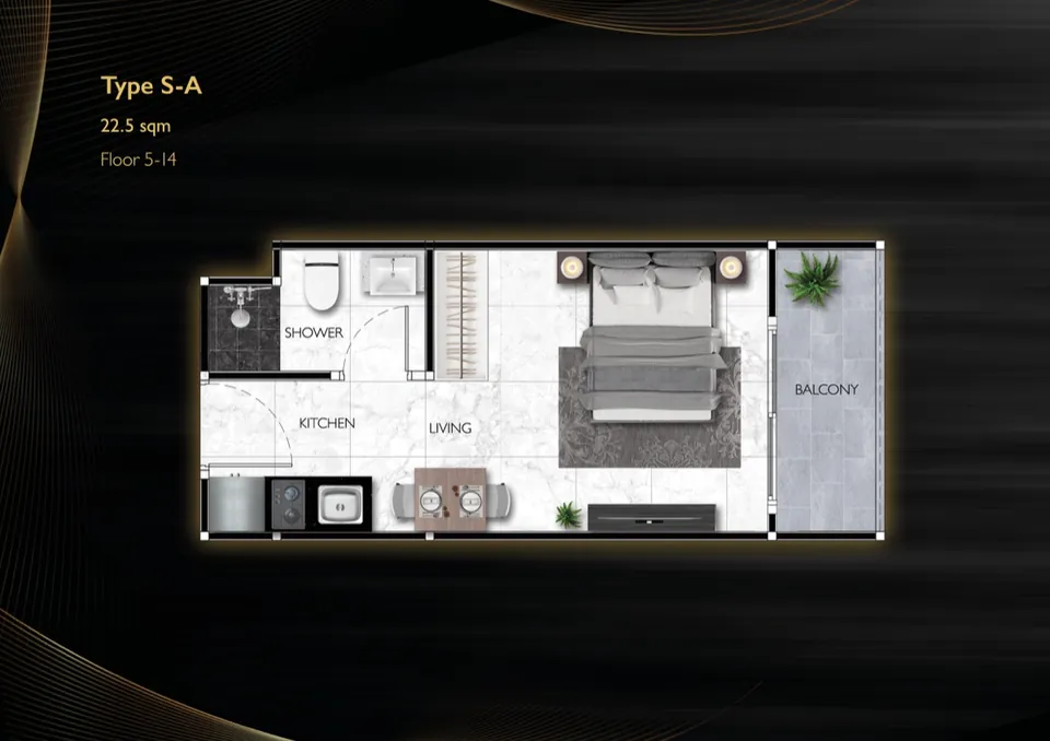 Studio S-A · 22.5 m²
