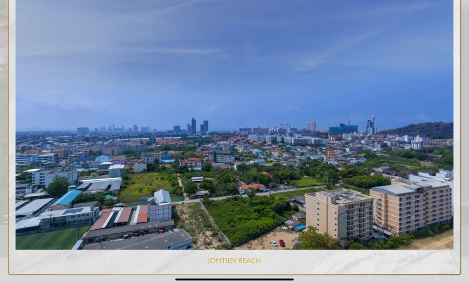 Blick auf Jomtien Beach