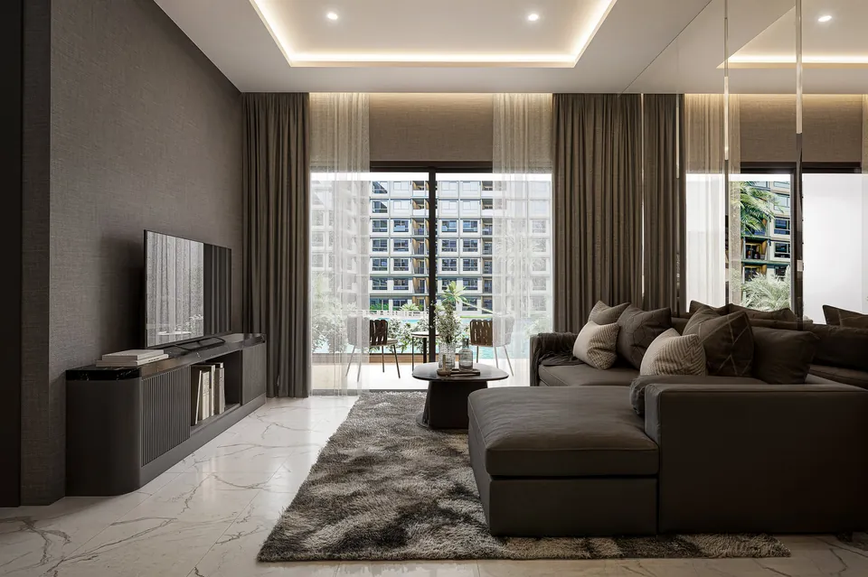 2-bedroom pool access terrace with view