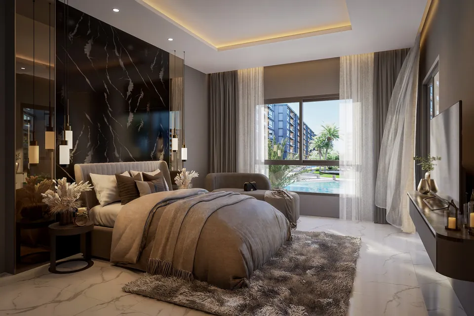 3-bedroom living room with terrace