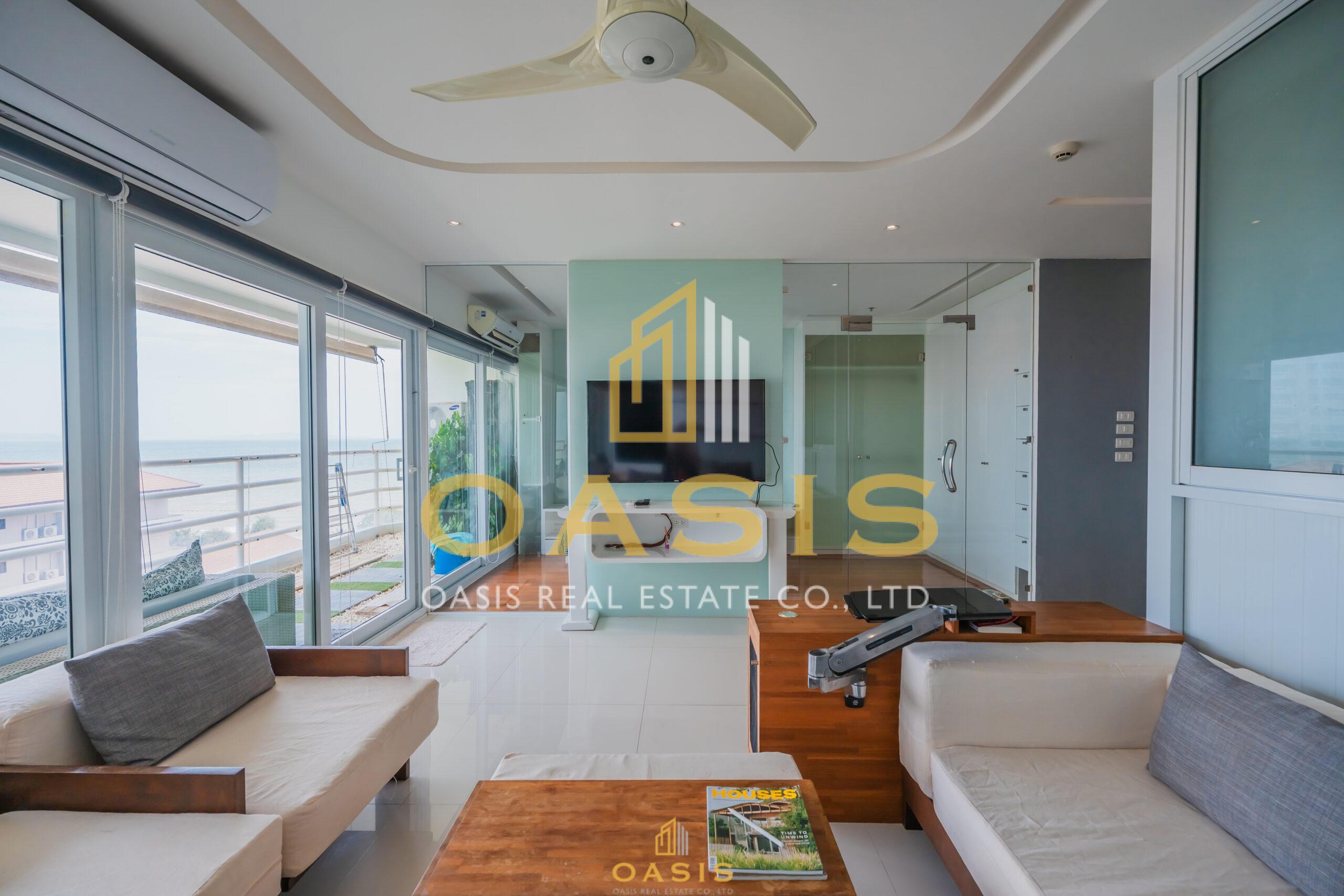 Modern 2 bed in View Talay 5c right at the beach with breathtaking sea views