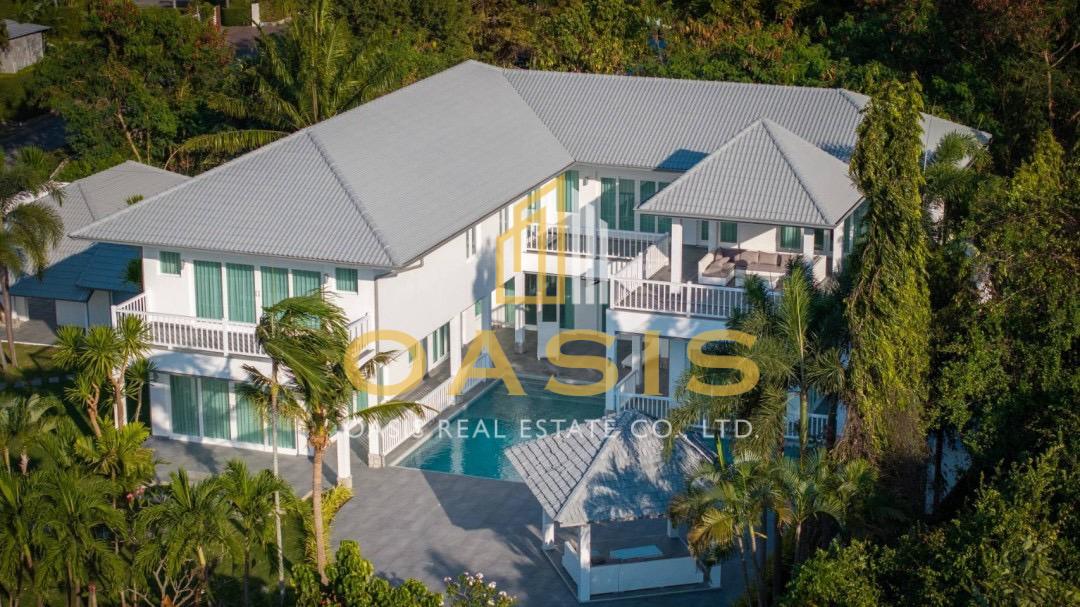 Luxury Pool Villa with Mountain and Partial Sea Views for Sale