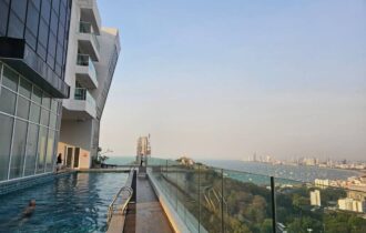 Panoramic View from the 20th Floor – The Vision Condo, Pratumnak Hill