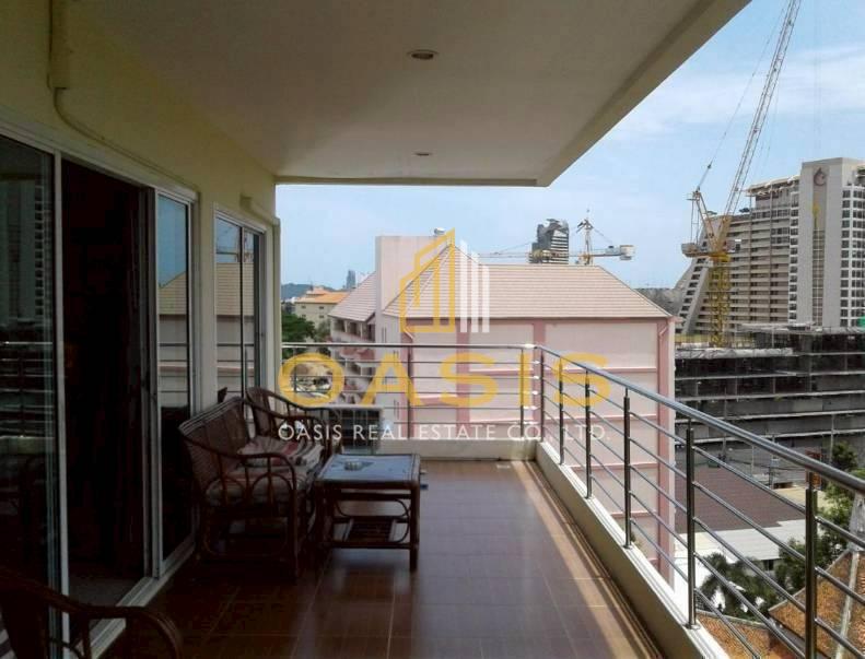 Spacious 2-Bedroom Condo with Sea & Garden Views in Wongamat Privency condominium