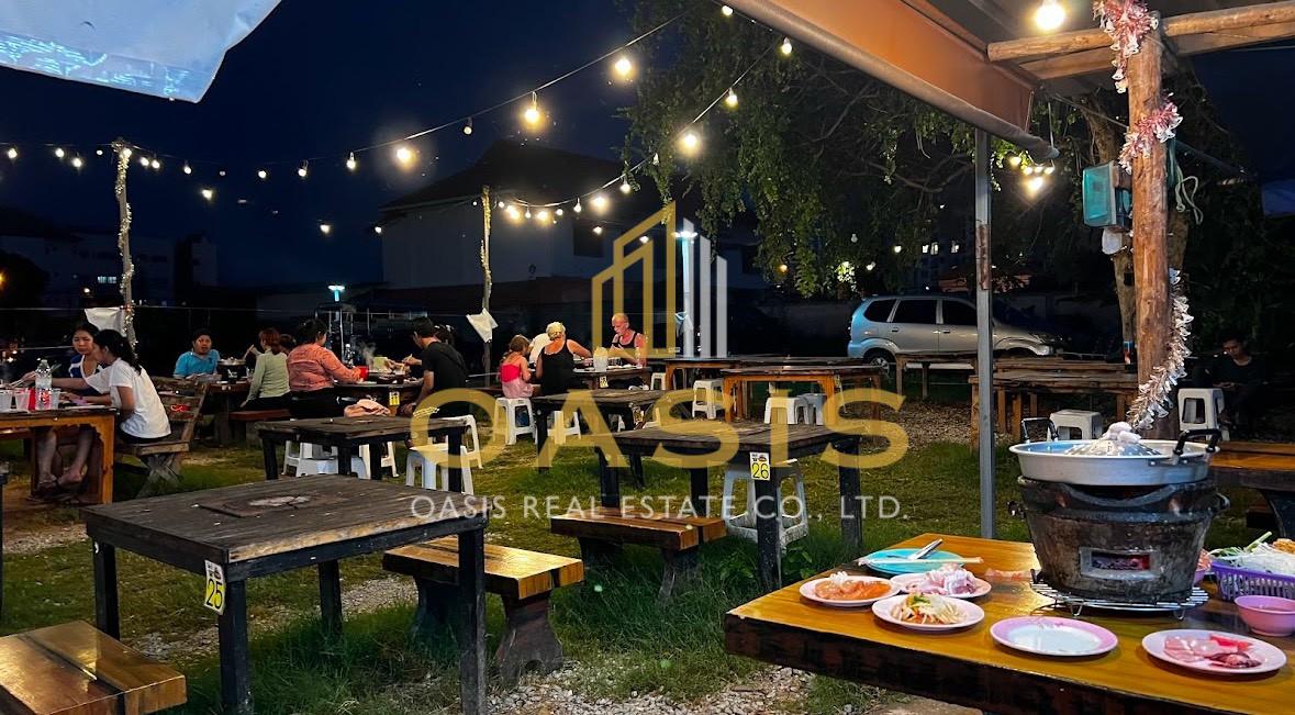 Prime Land with Operating Thai BBQ Buffet Restaurant for Sale – Thappraya Soi 5, Pattaya