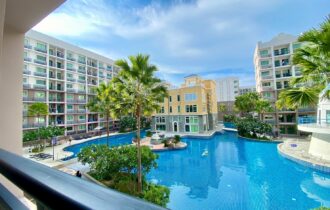 This modern 2-bedroom unit  with a relaxing pool view for sale