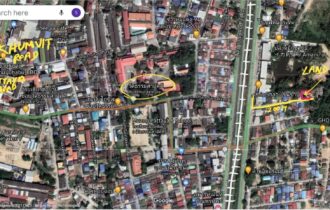 Land for Sale in Pattaya – 96 sq.w. near South Pattaya Sukhumvit Junction