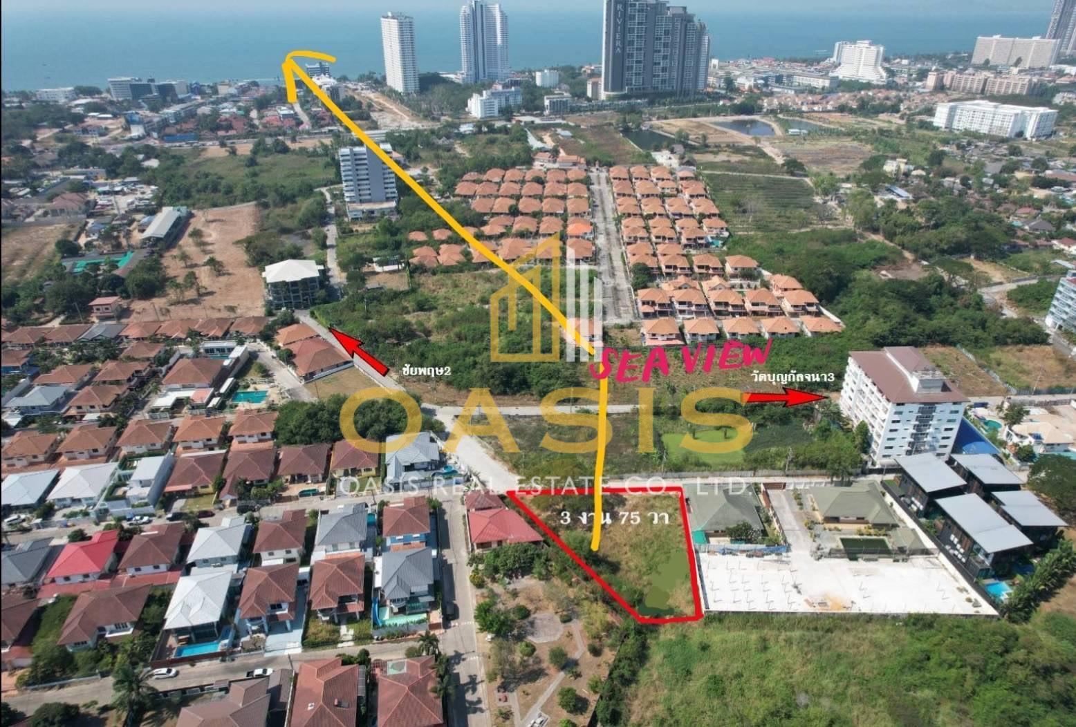 Premium Land for Sale on Chaiyapruek Soi 2, Pattaya