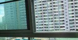 Full view of the pool and the sea from the balcony at Lumpini Park Beach Jomtien