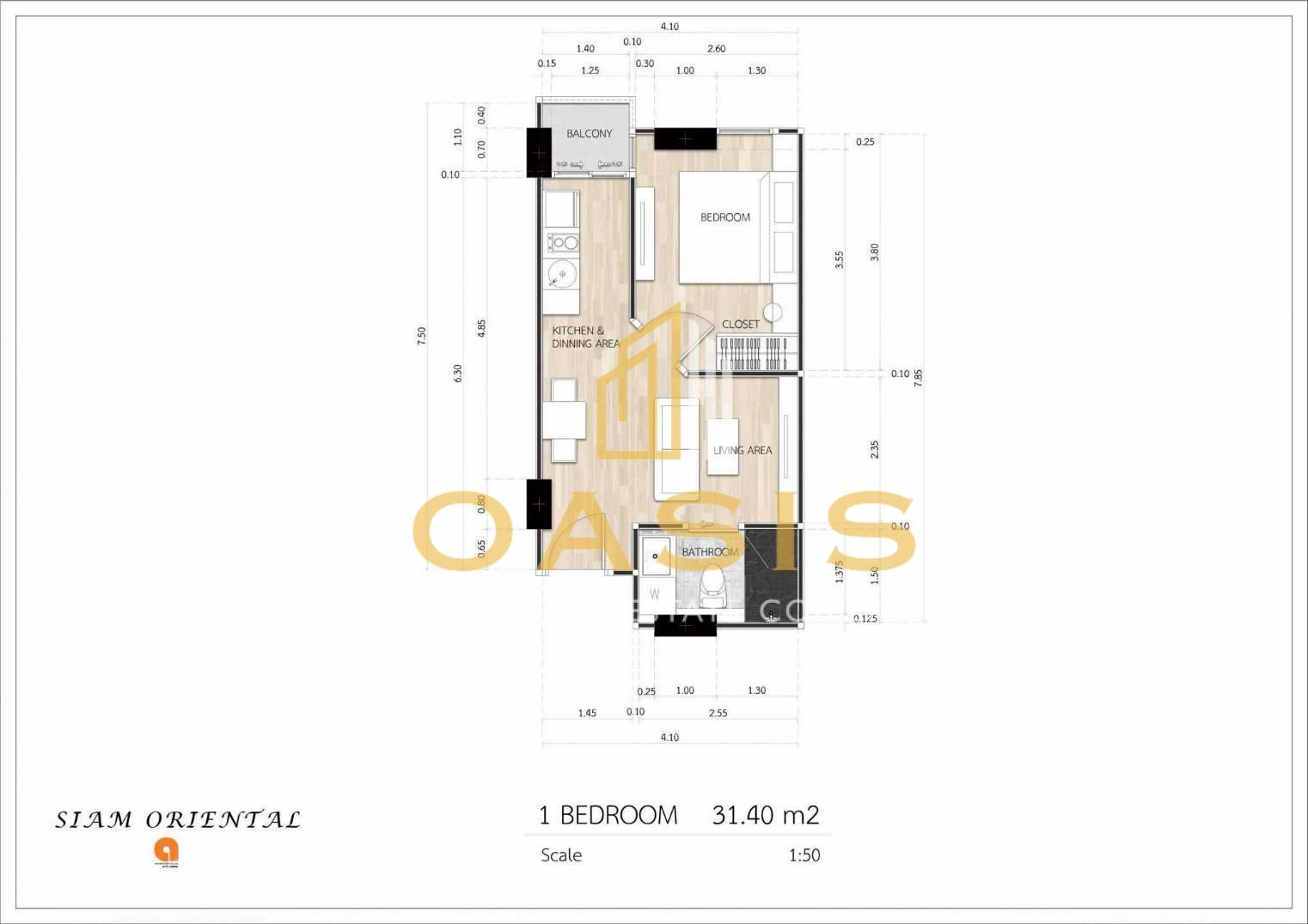 Beautiful pool view in “Siam Oriental Dream”