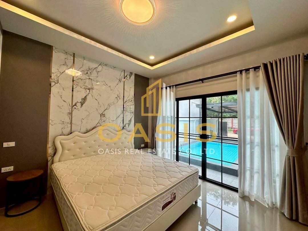 Charming Pool Villa Near Mabprachan Reservoir For Sale