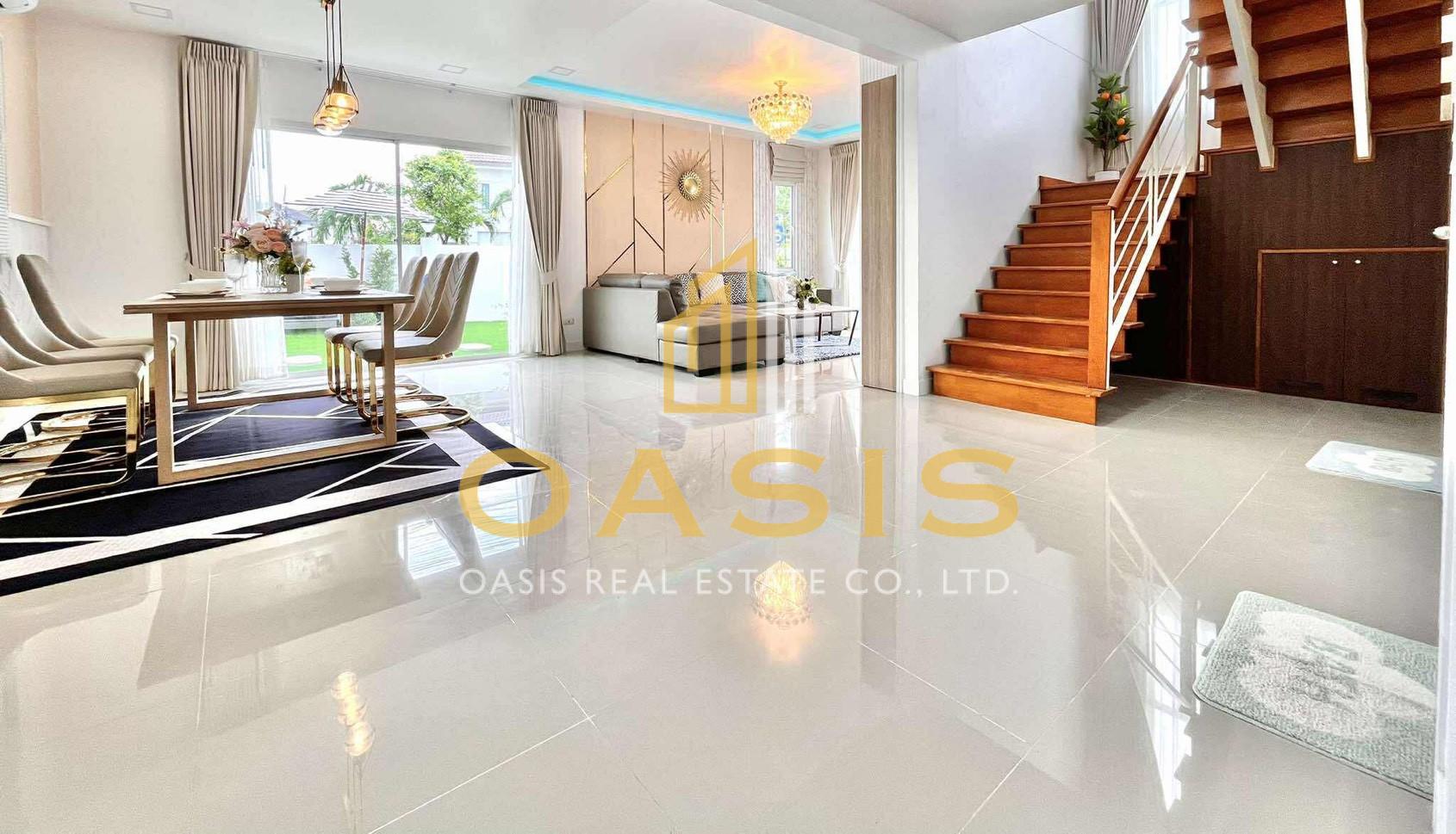 Urgent Sale! 2-Storey Detached Corner House in  Pruksa Nara Village