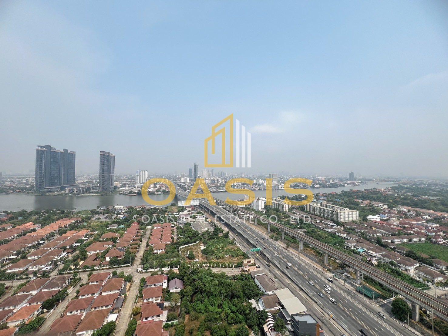Rich Park @ Chao Phraya – Elegant High-Rise Living by the River For Rent