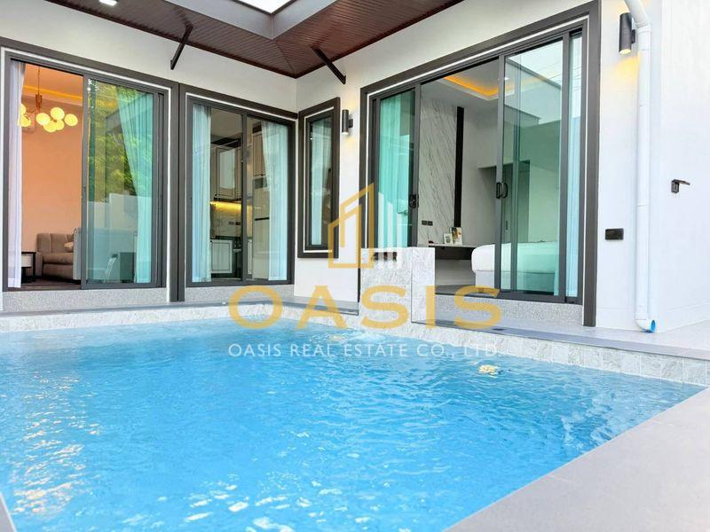 Brand new single-storey modern pool villa for sale