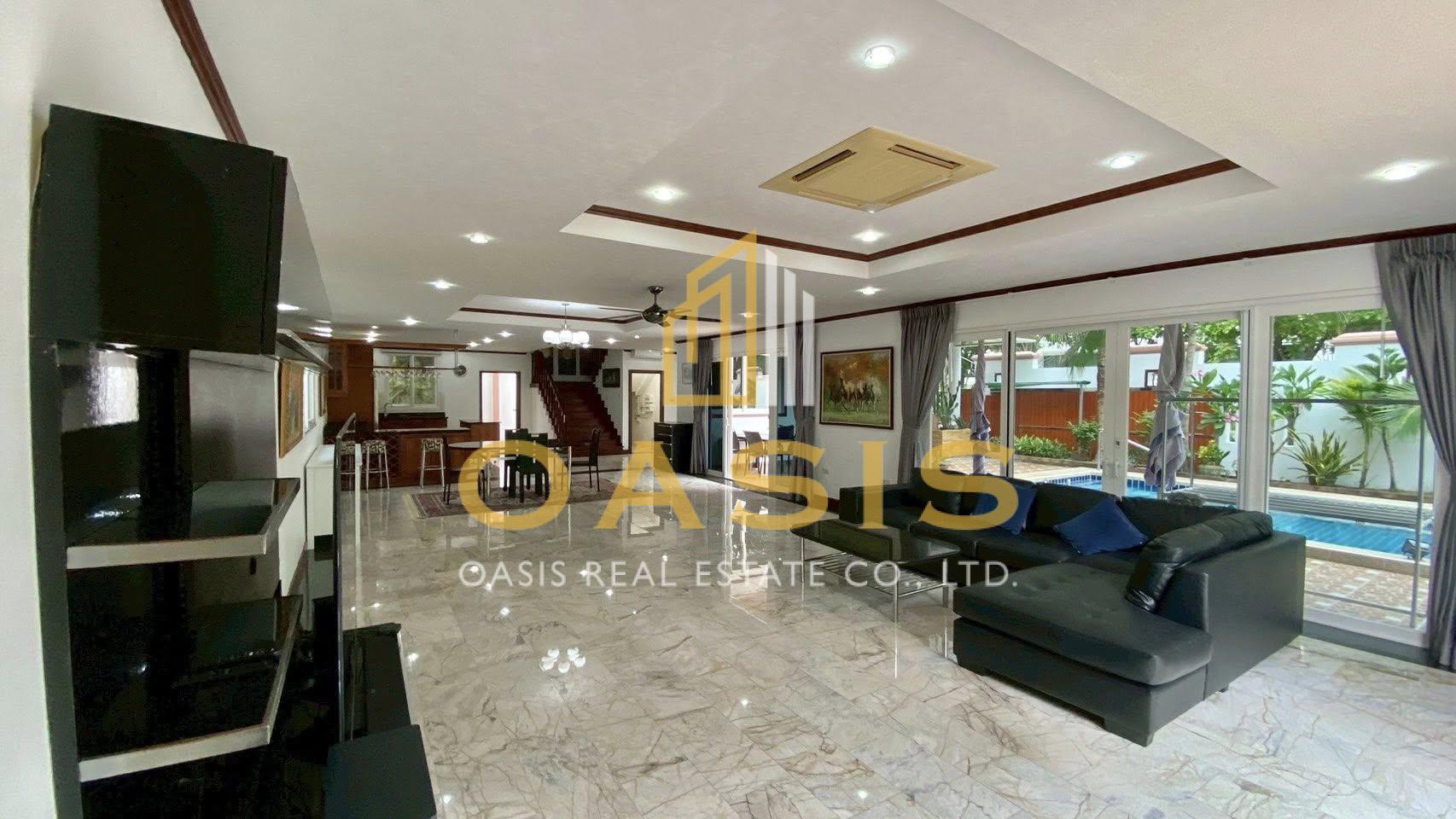 Exclusive 3-Storey Pool Villa for Rent, Just 20m from Jomtien Beach