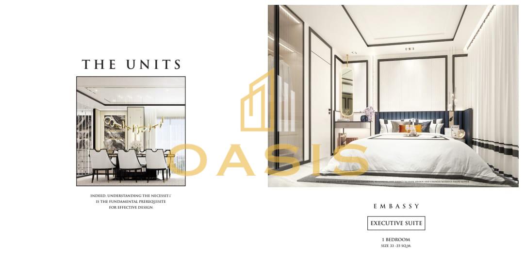 Embassy Condominium 1Bedroom Residence for Sale