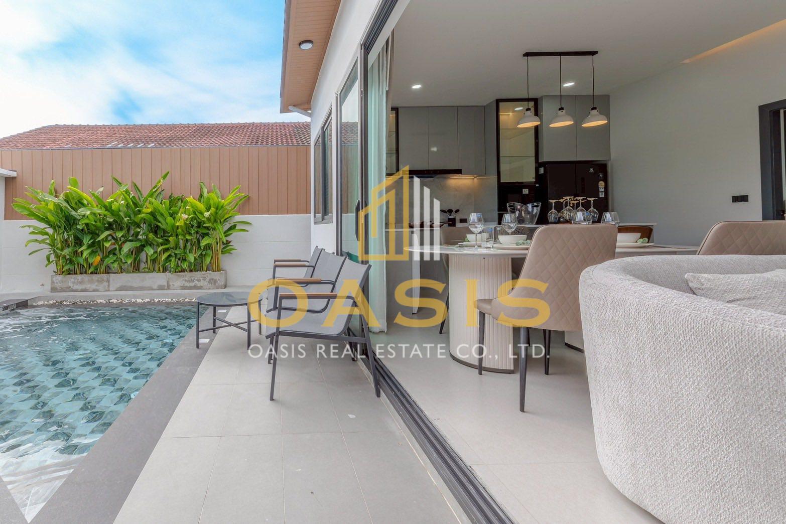 Modern Style Single House Pool Villa for Sale in Central Pattaya