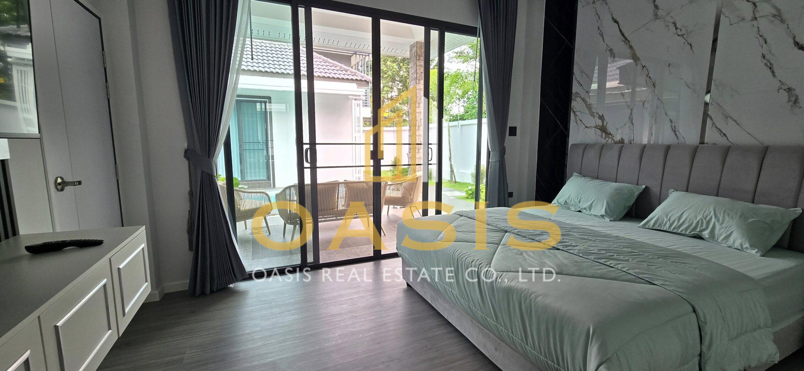 Single modern house style Pool villa  for rent