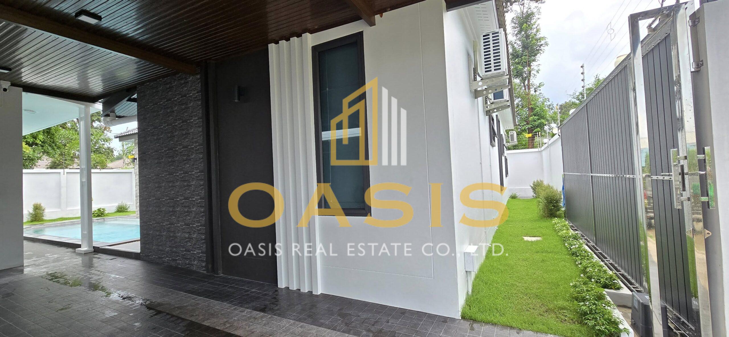 Single modern house style Pool villa  for rent