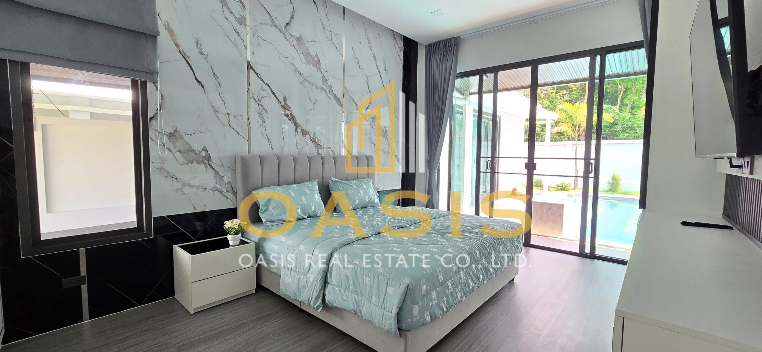 Single modern house style Pool villa  for rent