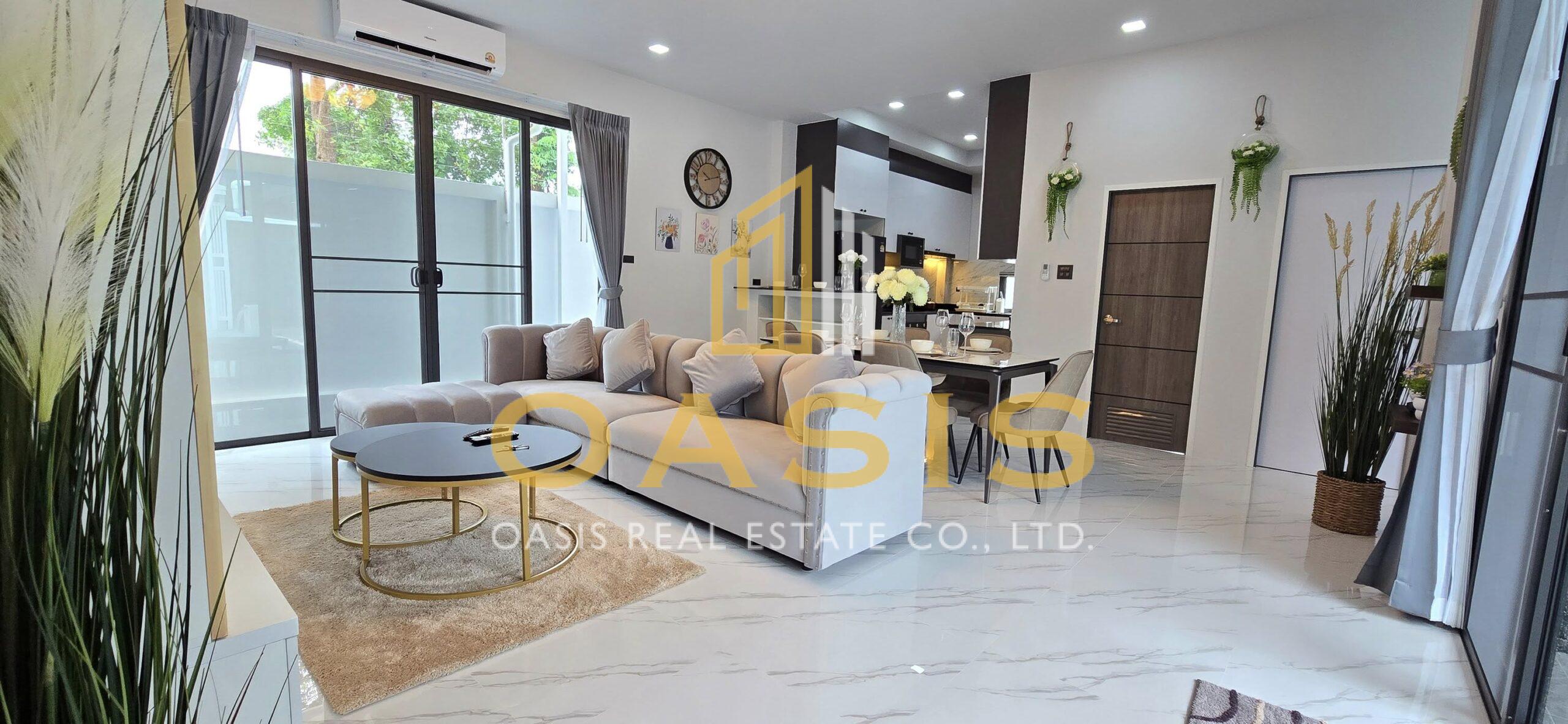 Single modern house style Pool villa  for rent