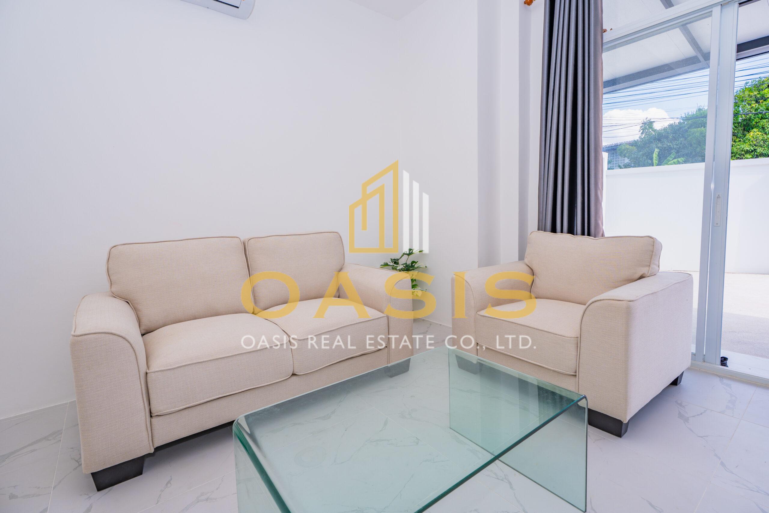 Newly built pool villa for sale In Bangsaray
