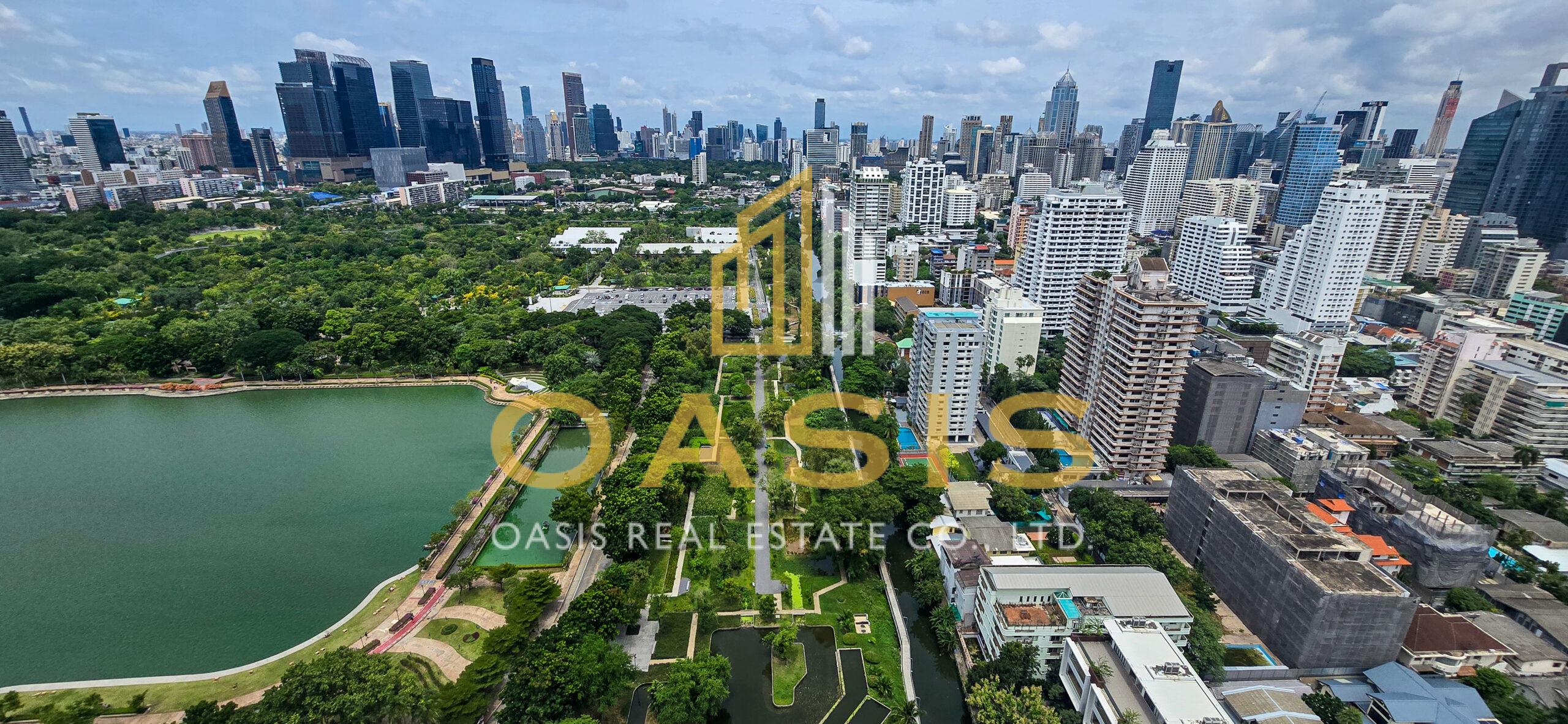 Luxury Penthouse overlooking Benjakitti Park – Asoke, Bangkok