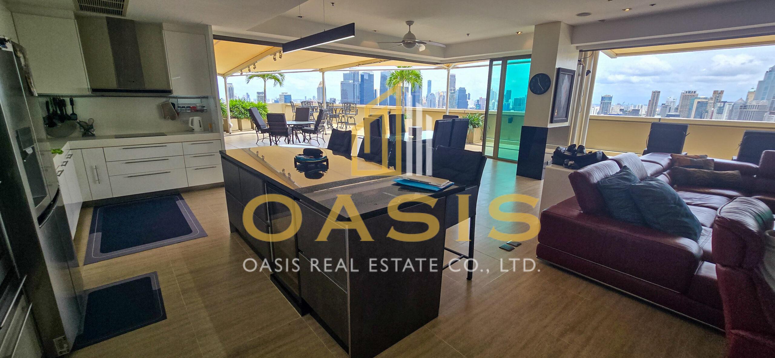 Luxury Penthouse overlooking Benjakitti Park – Asoke, Bangkok
