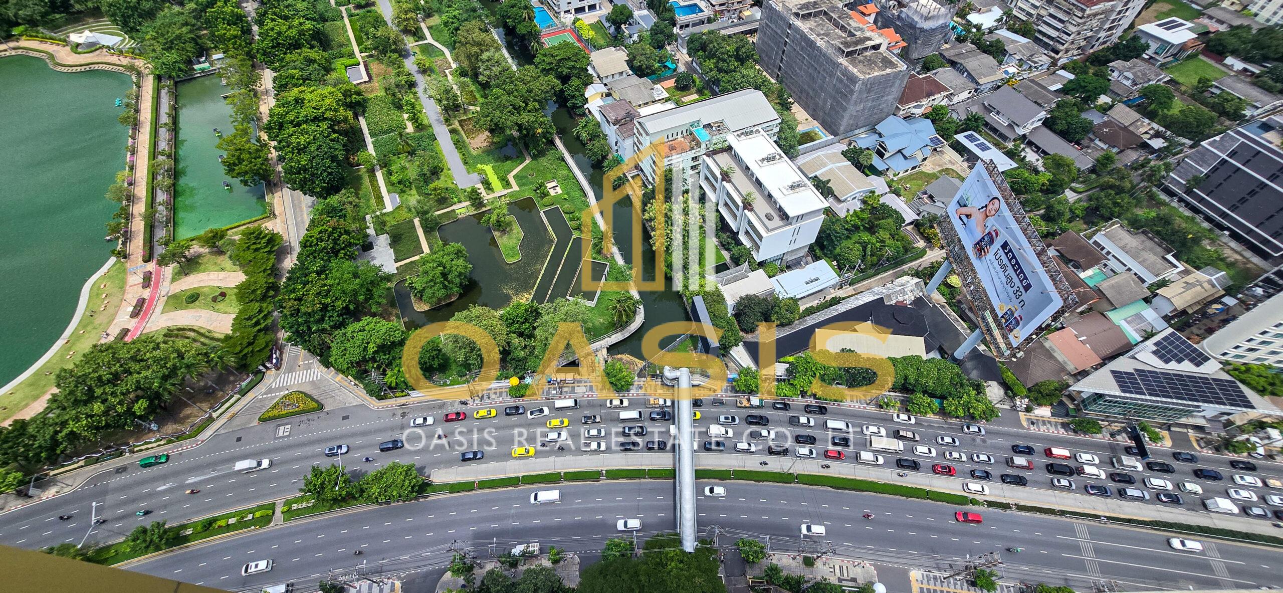 Luxury Penthouse overlooking Benjakitti Park – Asoke, Bangkok
