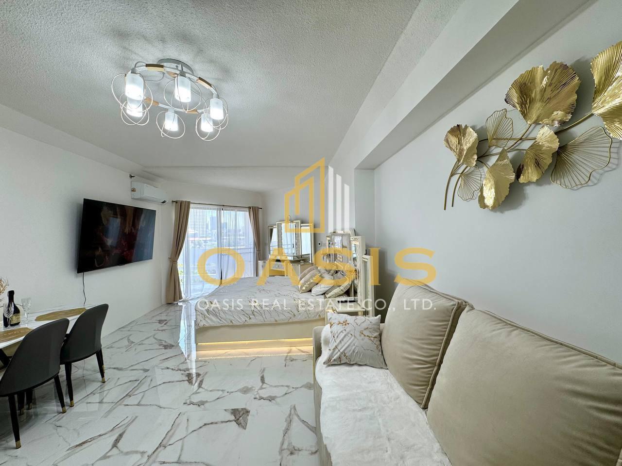 Beautiful big renovated studio in Paradise Condominium Jomtien in Foreign name